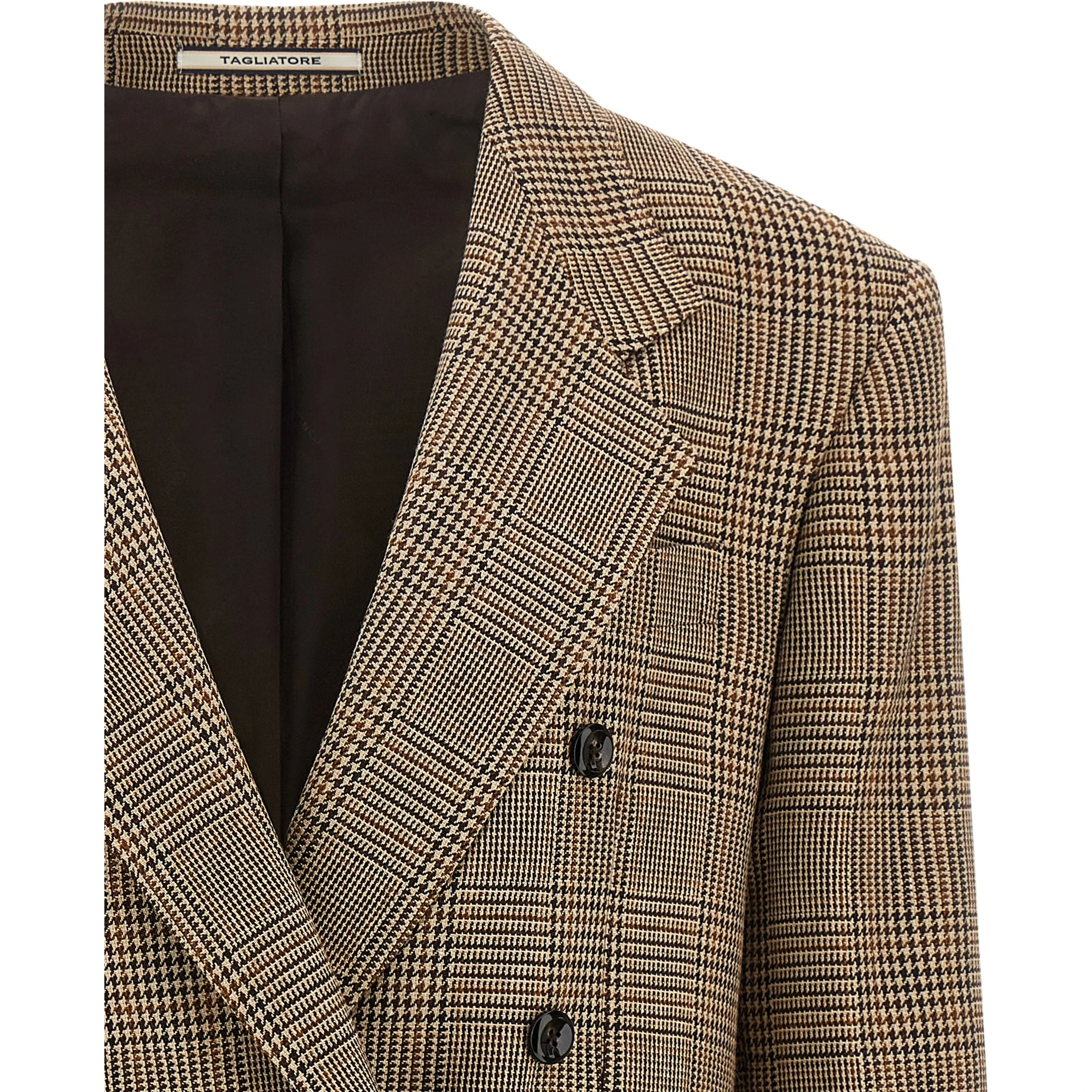 Brown Polyester Blazer