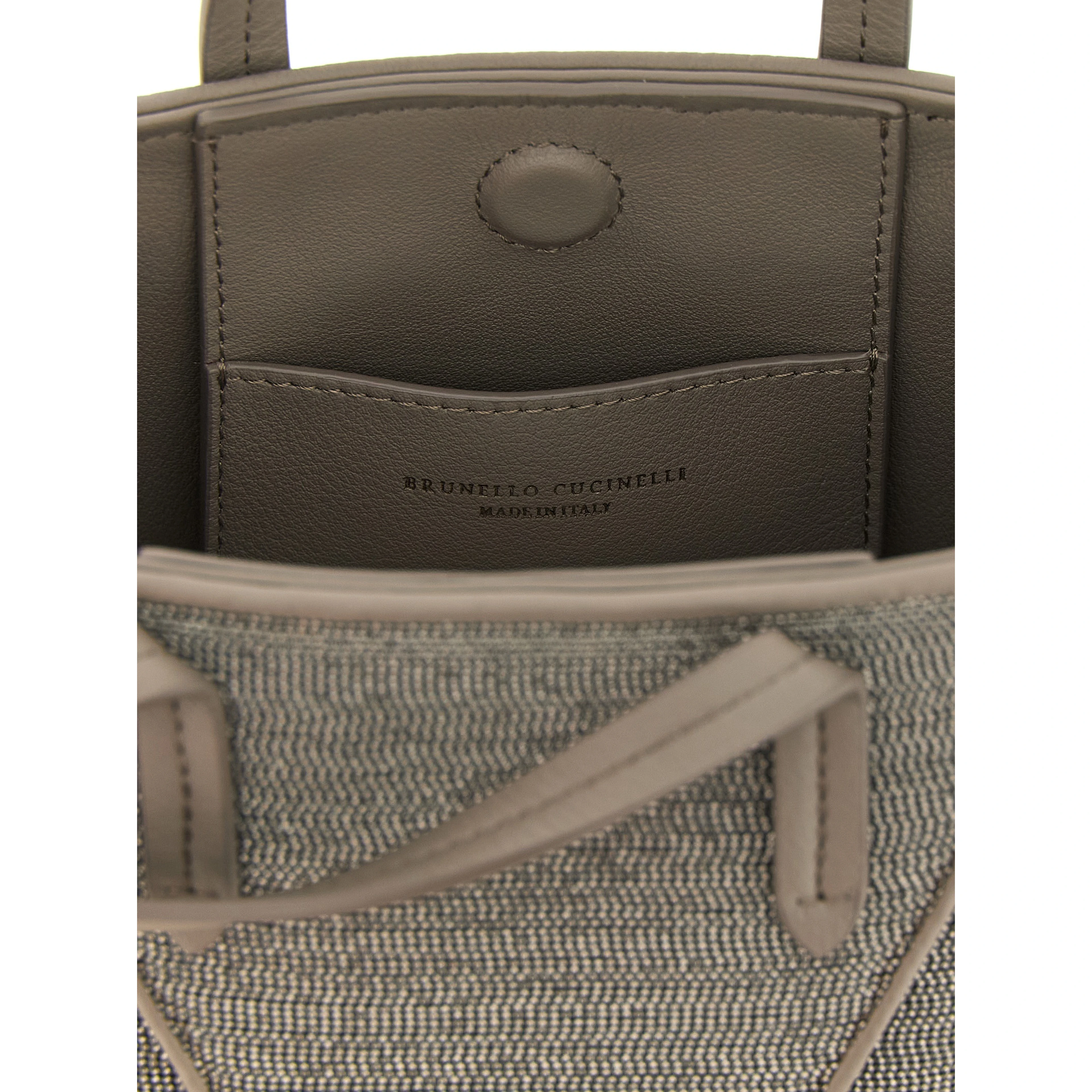 Gray Calfskin Handbag