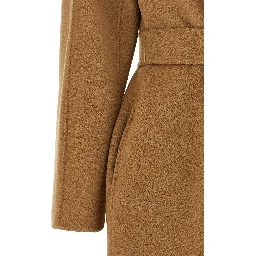 Beige Virgin Wool Coat