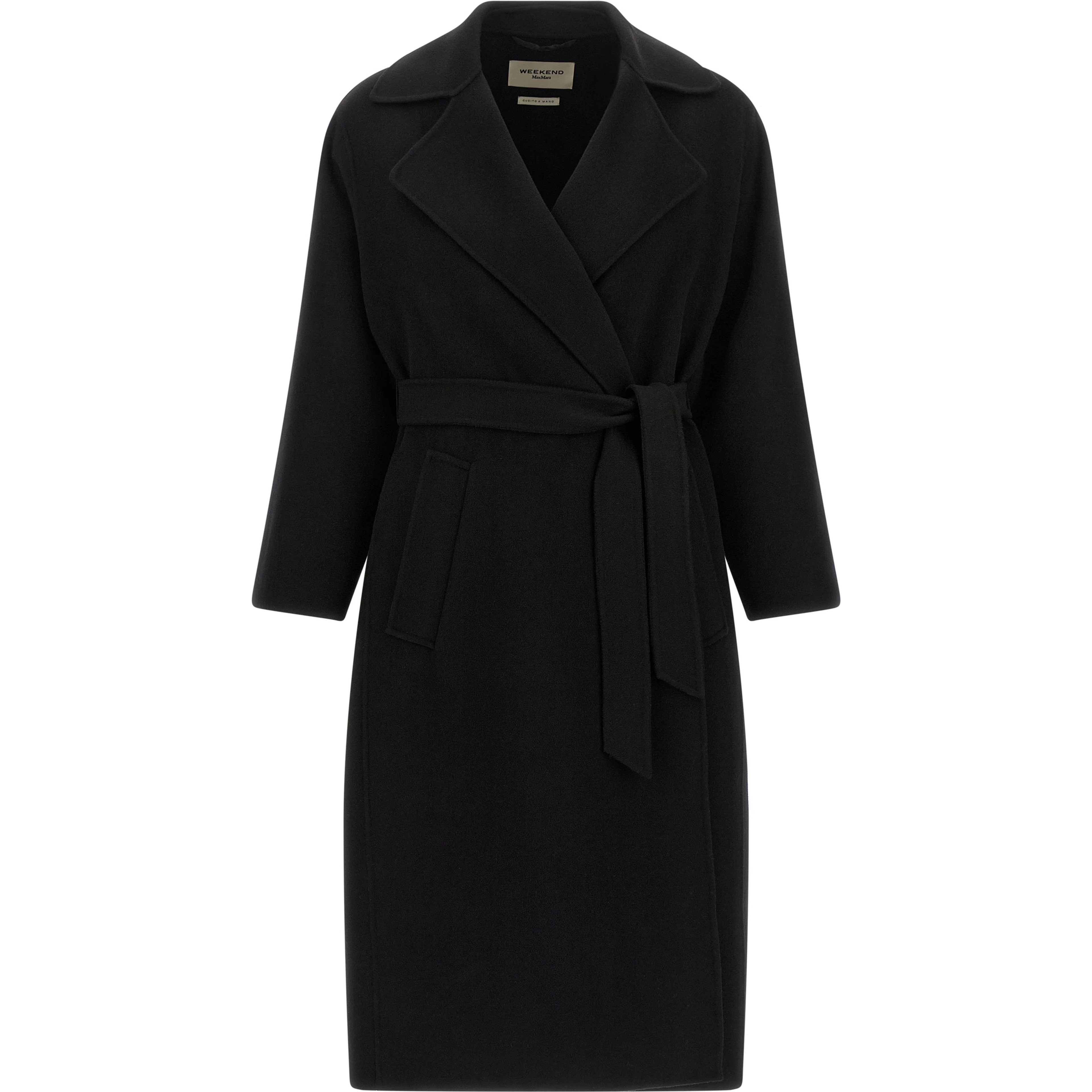 Black Virgin Wool Coat