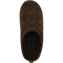 Brown Calfskin Mules