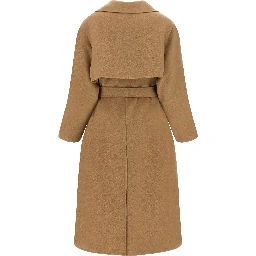 Beige Virgin Wool Coat