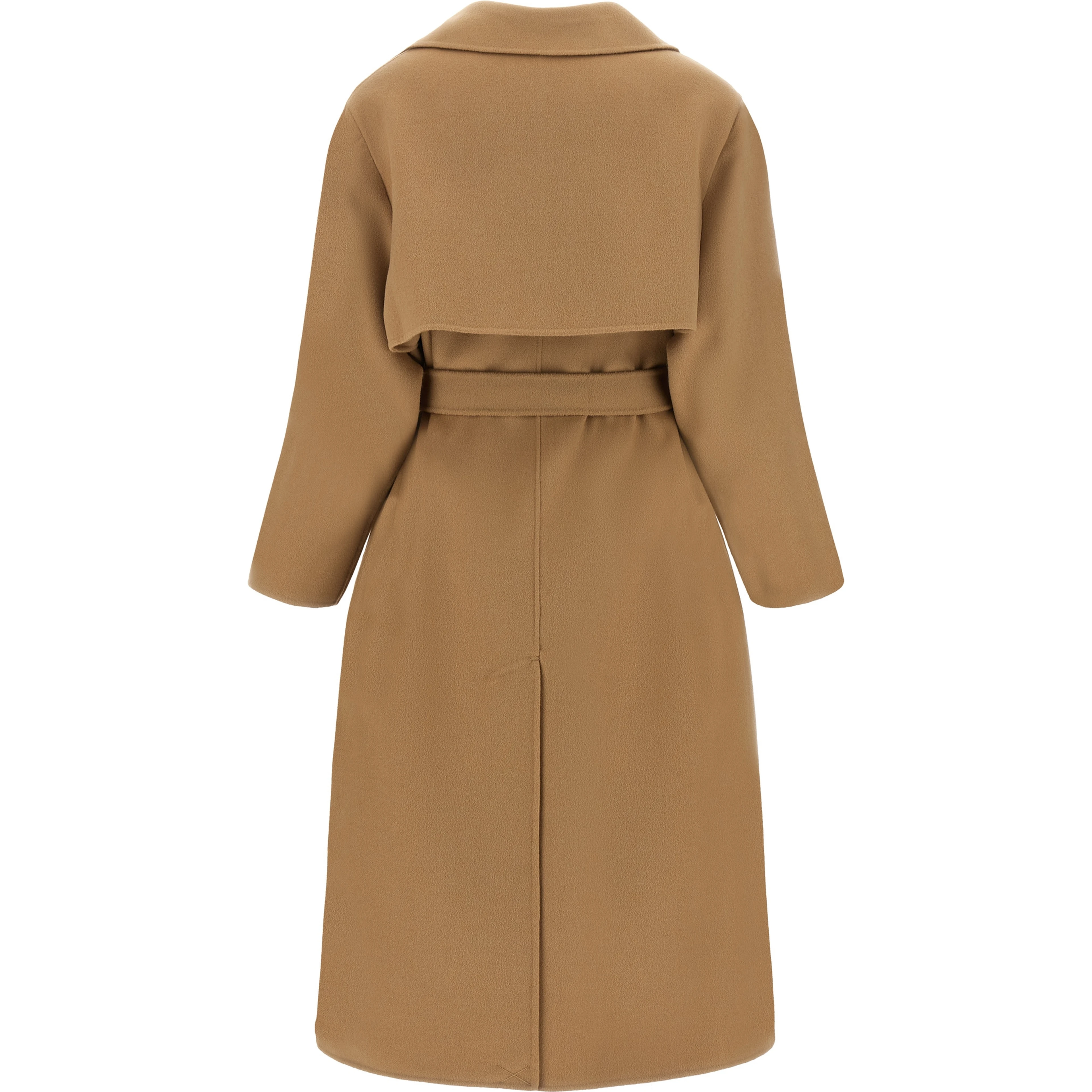 Beige Virgin Wool Coat