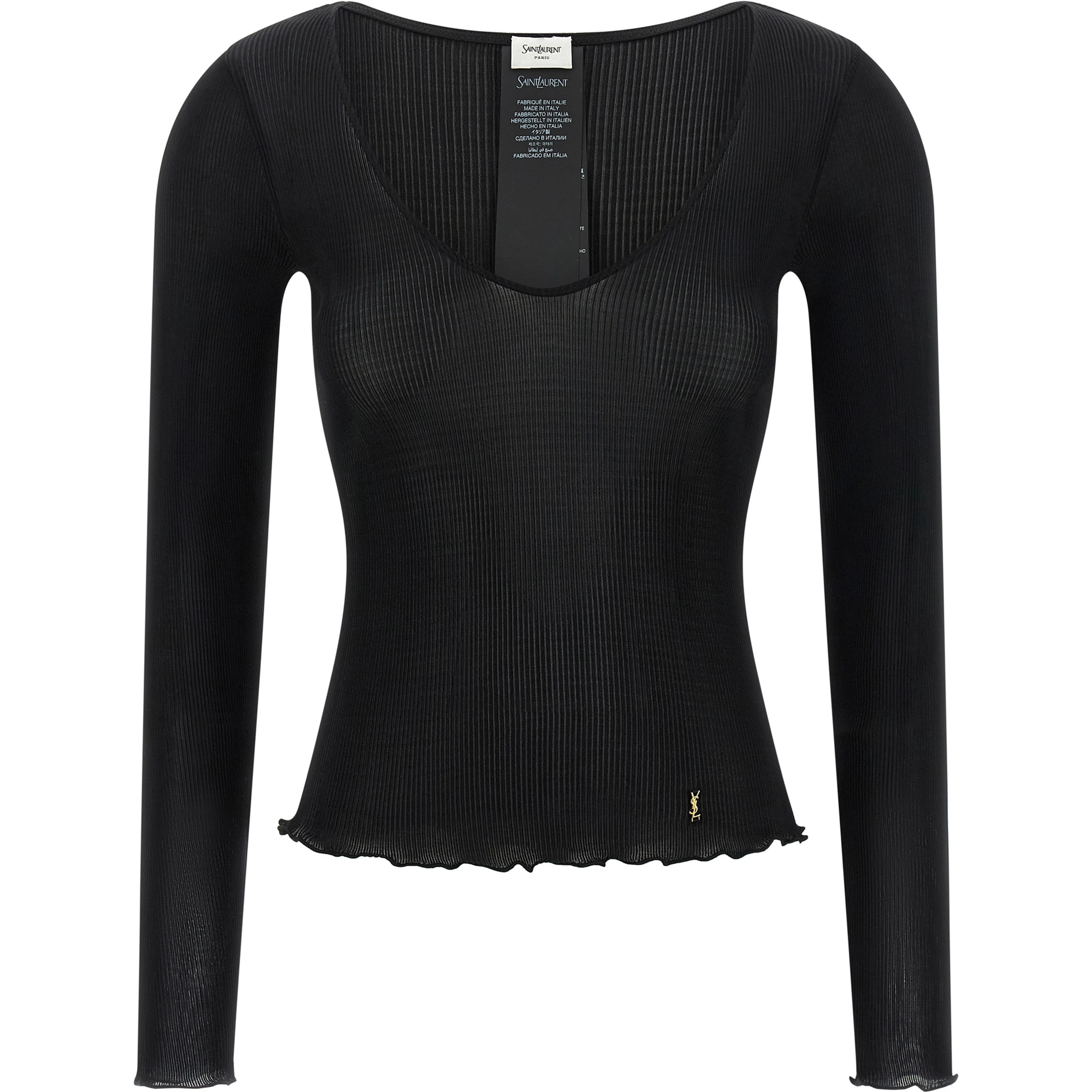 Black Silk Shirt