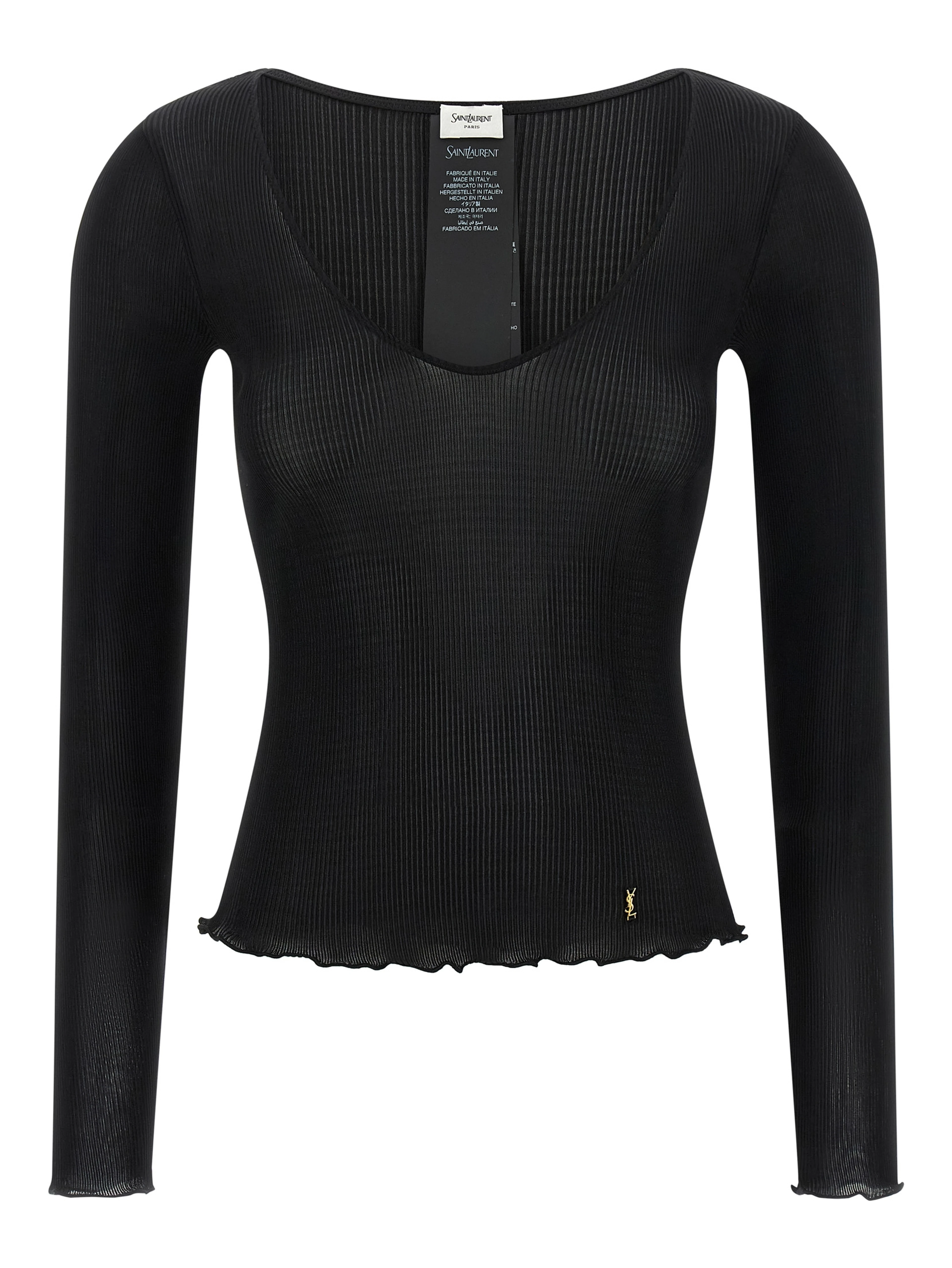 Black Silk Shirt