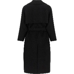 Black Virgin Wool Coat