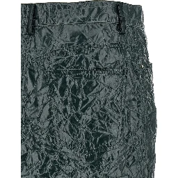 Bicolor Polyester Midi Skirt