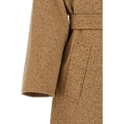 Beige Virgin Wool Coat