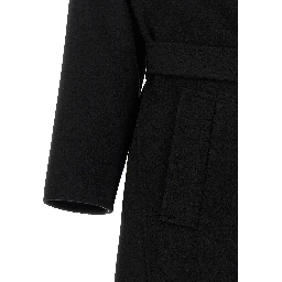 Black Virgin Wool Coat