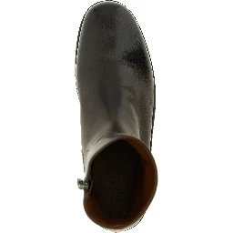 Brown Calfskin Ankle Boots