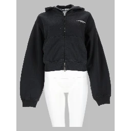 Felpa con Cappuccio e Zip con Logo