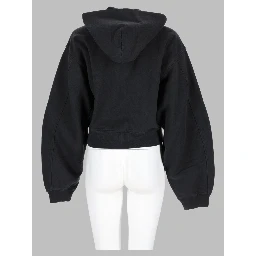 Felpa con Cappuccio e Zip con Logo