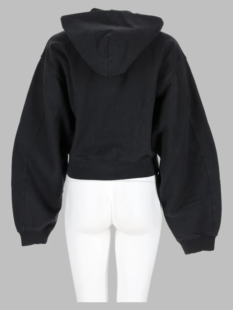 Felpa con Cappuccio e Zip con Logo alternative