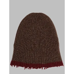 Berretto in Cashmere a Coste