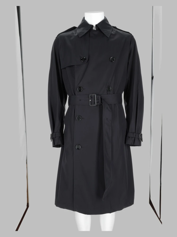 Trench Idrorepellente In Twill Di Cotone