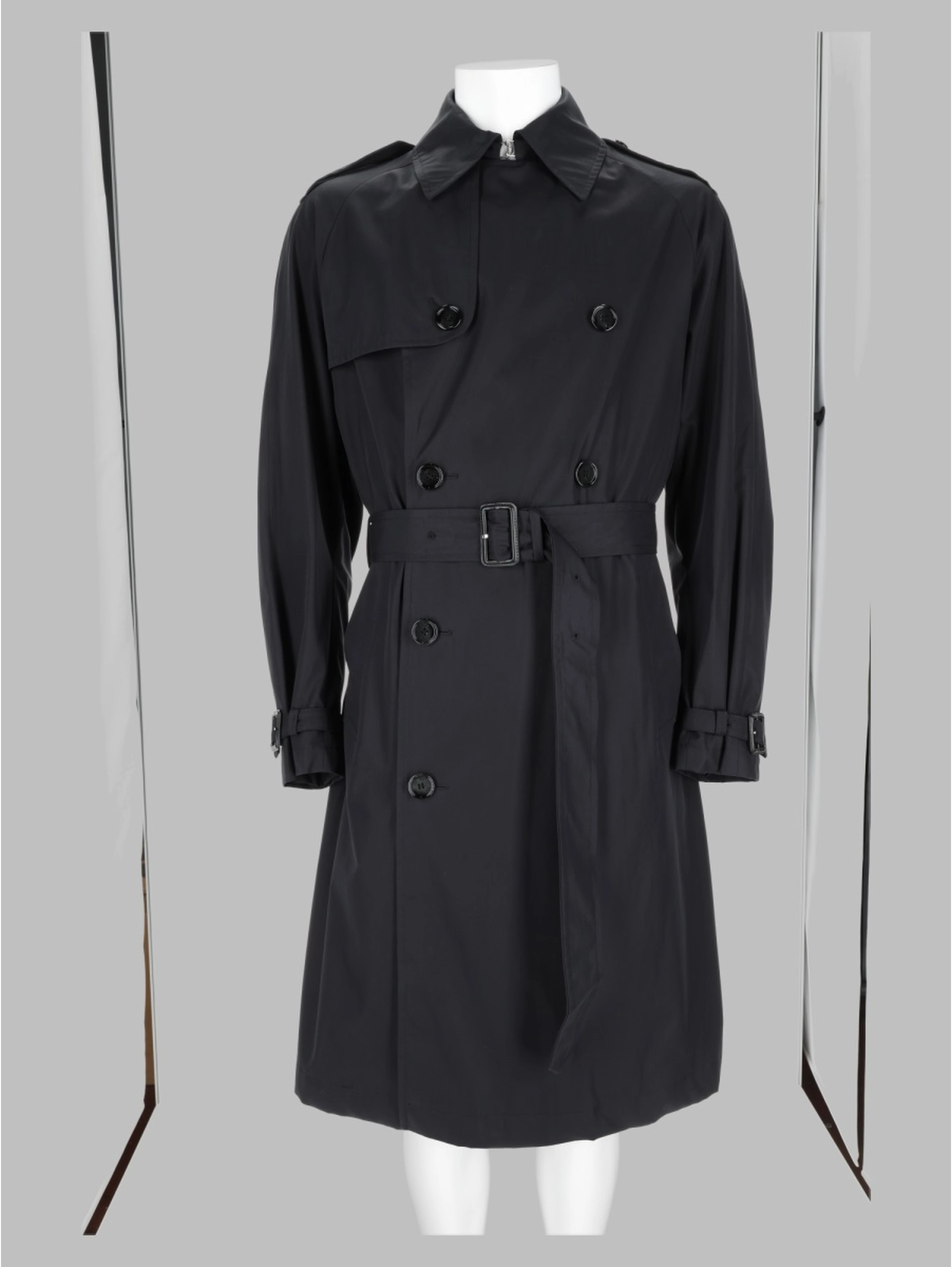 Trench Idrorepellente In Twill Di Cotone