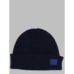Berretto a Coste con Patch Logo