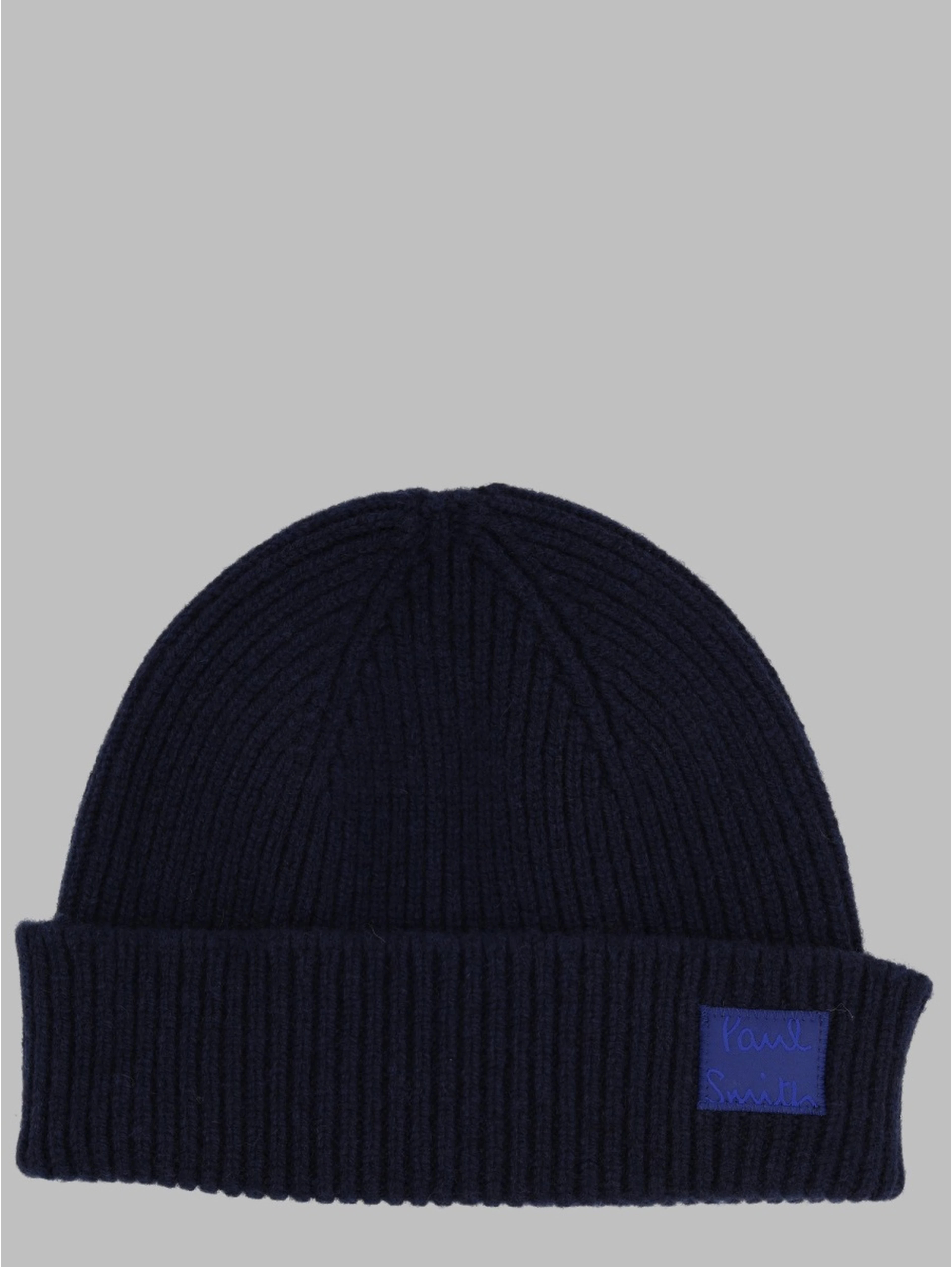 Berretto a Coste con Patch Logo