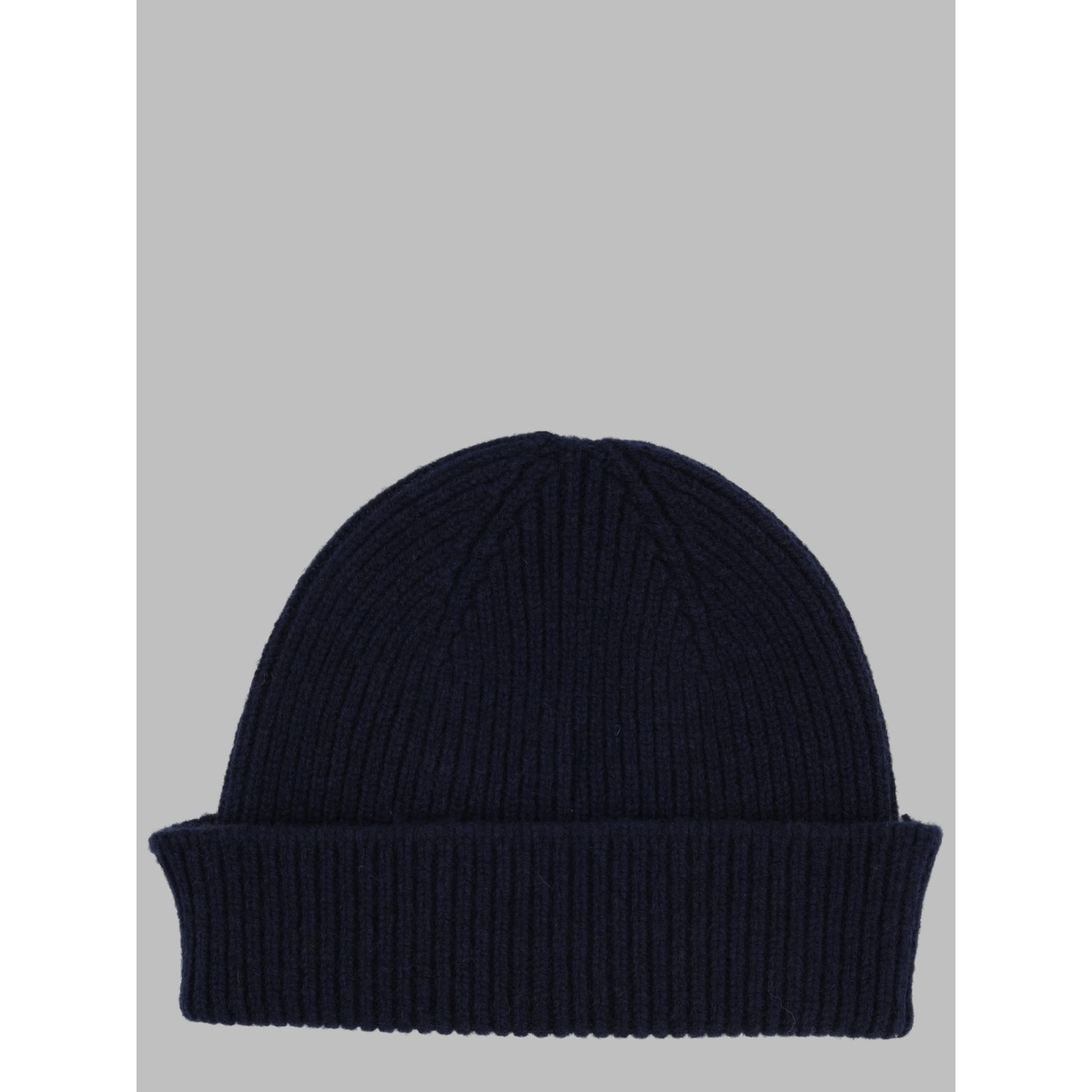 Berretto a Coste con Patch Logo