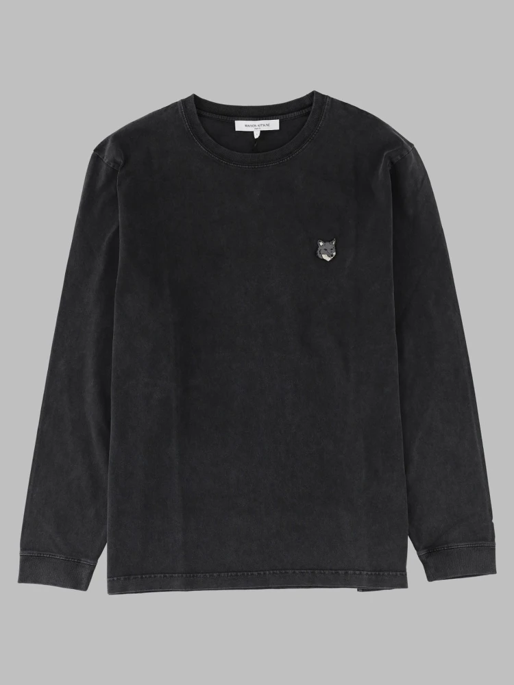 T-Shirt "Fox Head" a Manica Lunga