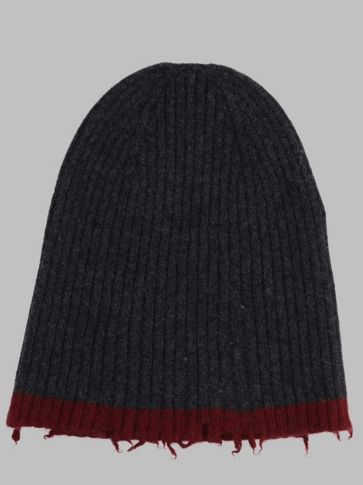 Berretto in Cashmere a Coste