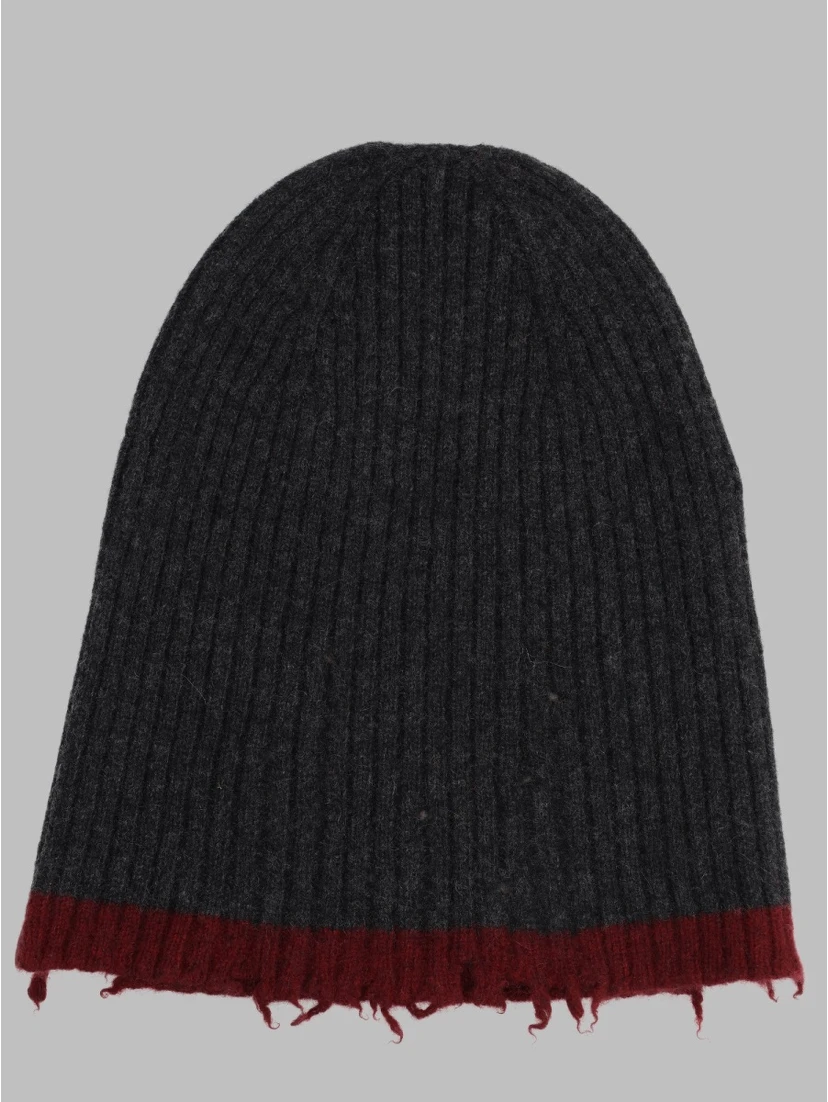 Berretto in Cashmere a Coste