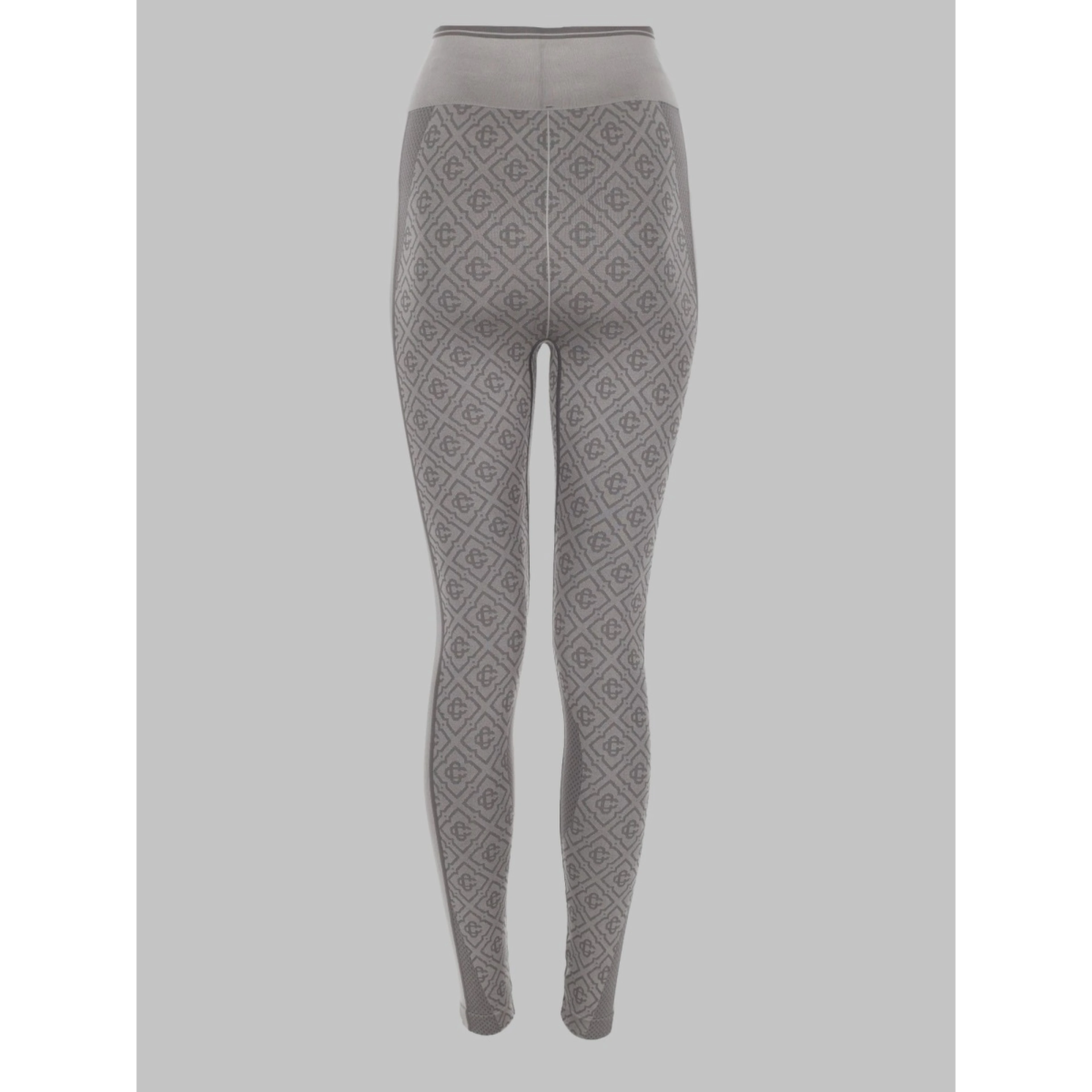 leggings senza cuciture con motivo monogram