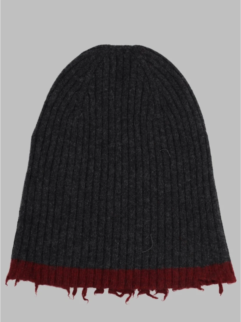 Berretto in Cashmere a Coste