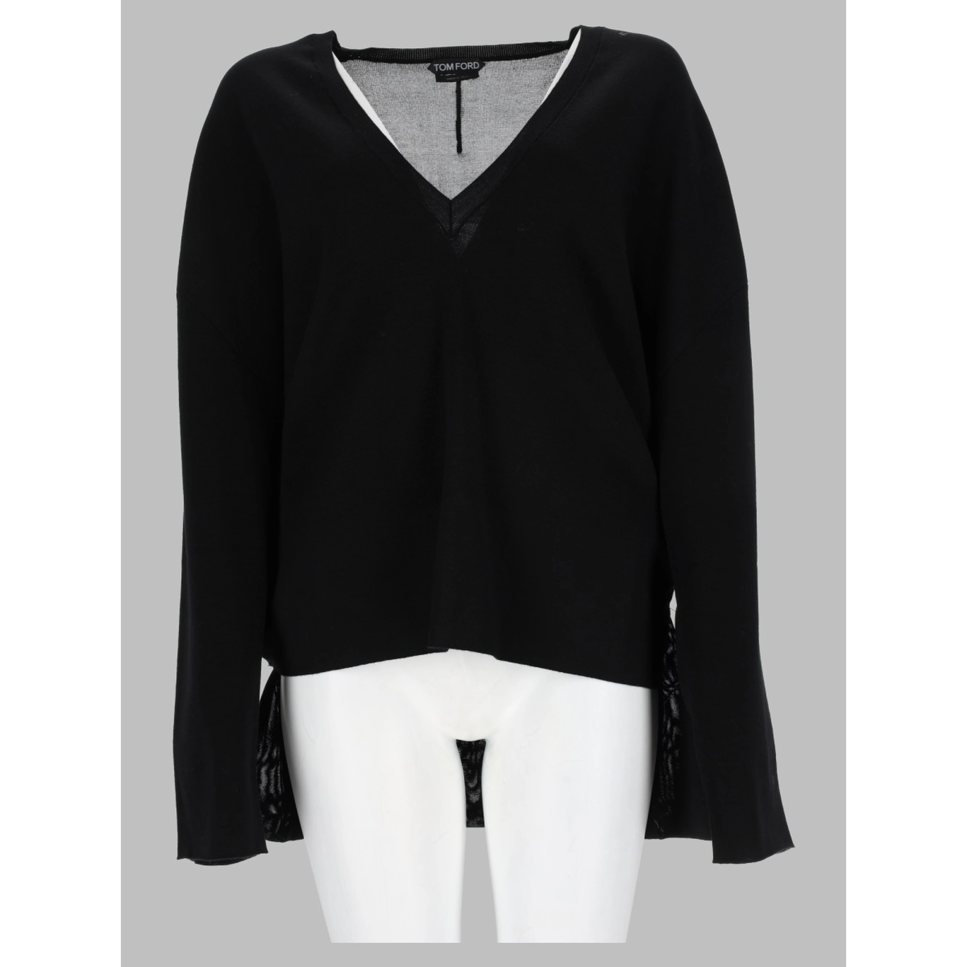 Maglia In Lana Con Scollo a V