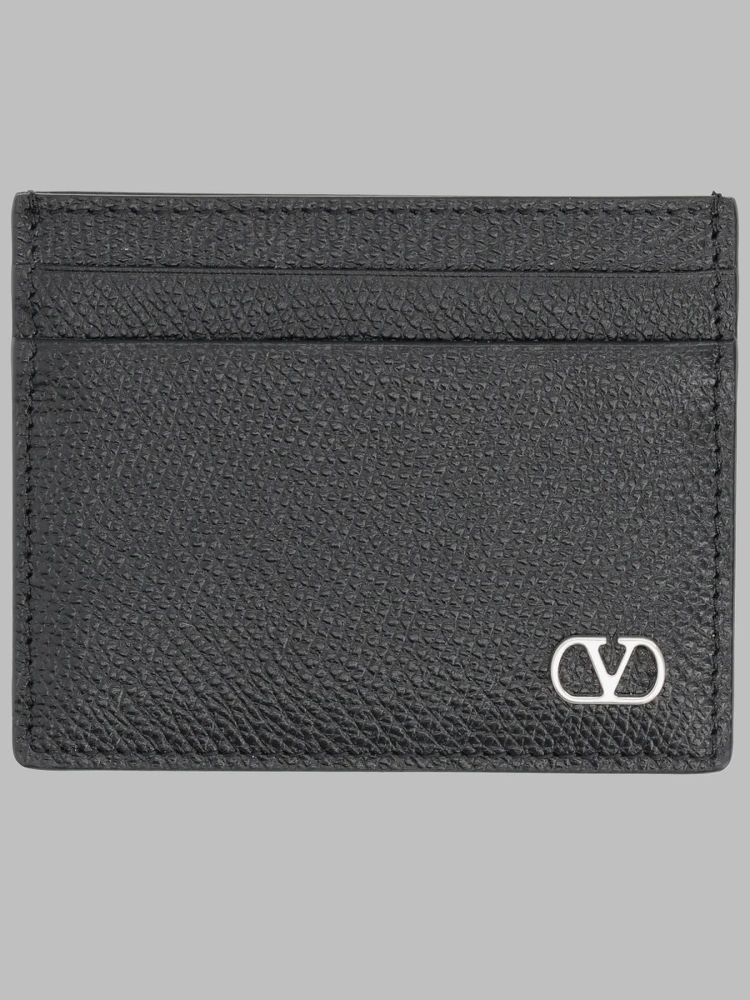 PORTACARTE "VLOGO" IN PELLE