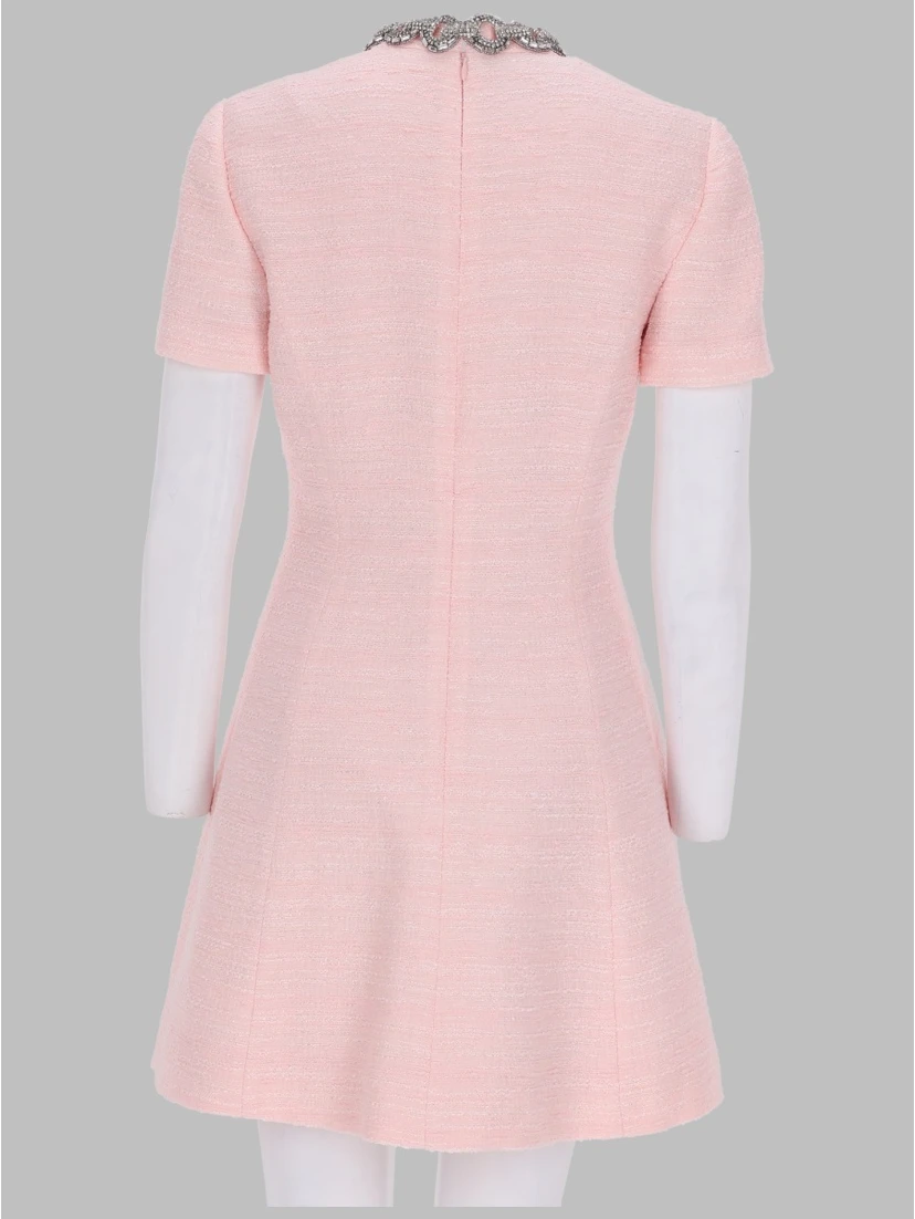 ABITO CORTO IN CRINKLE COTTON TWEED