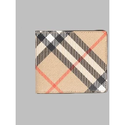 Portafoglio Bifold Con Stampa Check