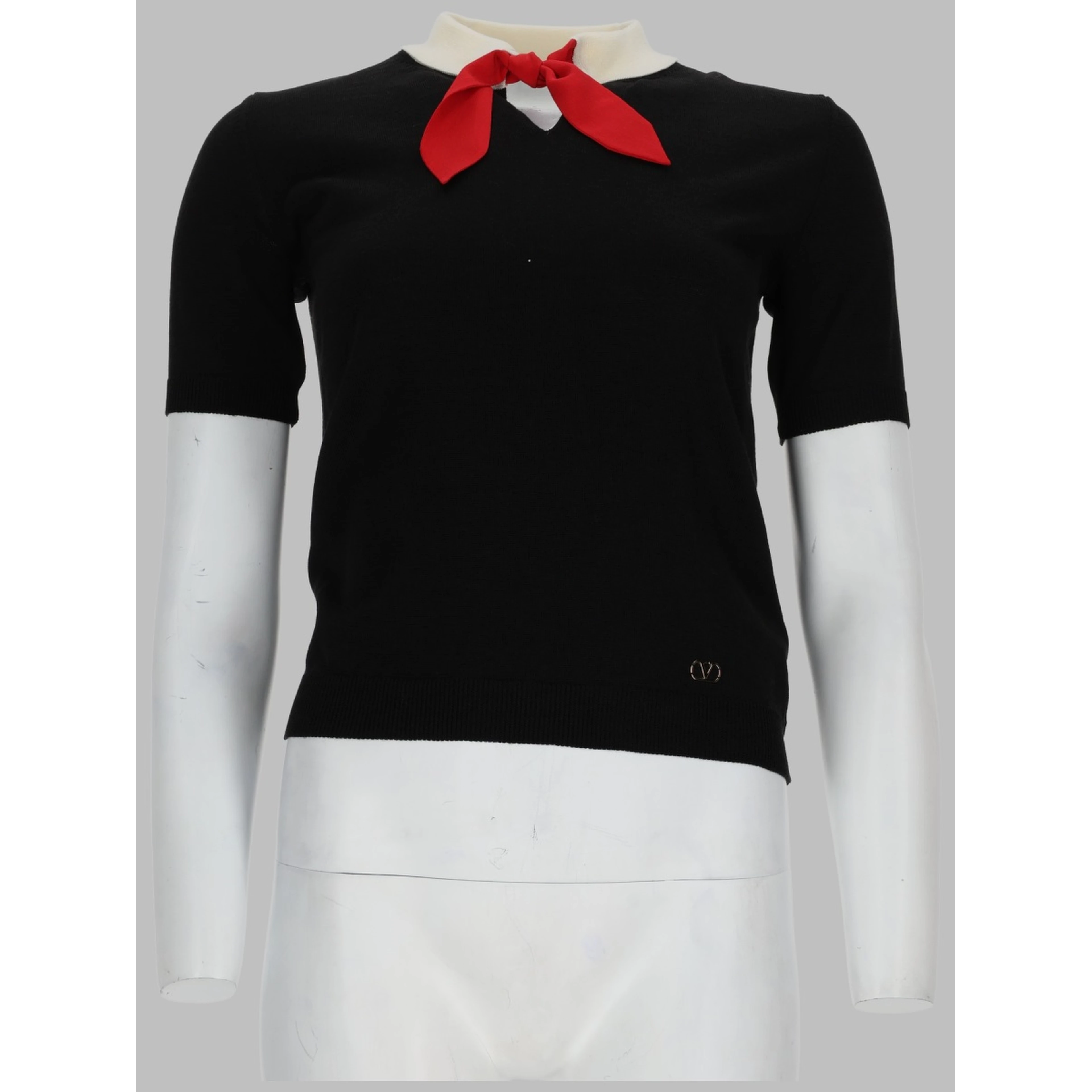 MAGLIA IN LANA CON FIOCCO