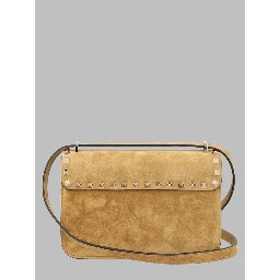 BORSA A TRACOLLA "ROCKSTUD SMALL" IN SUEDE