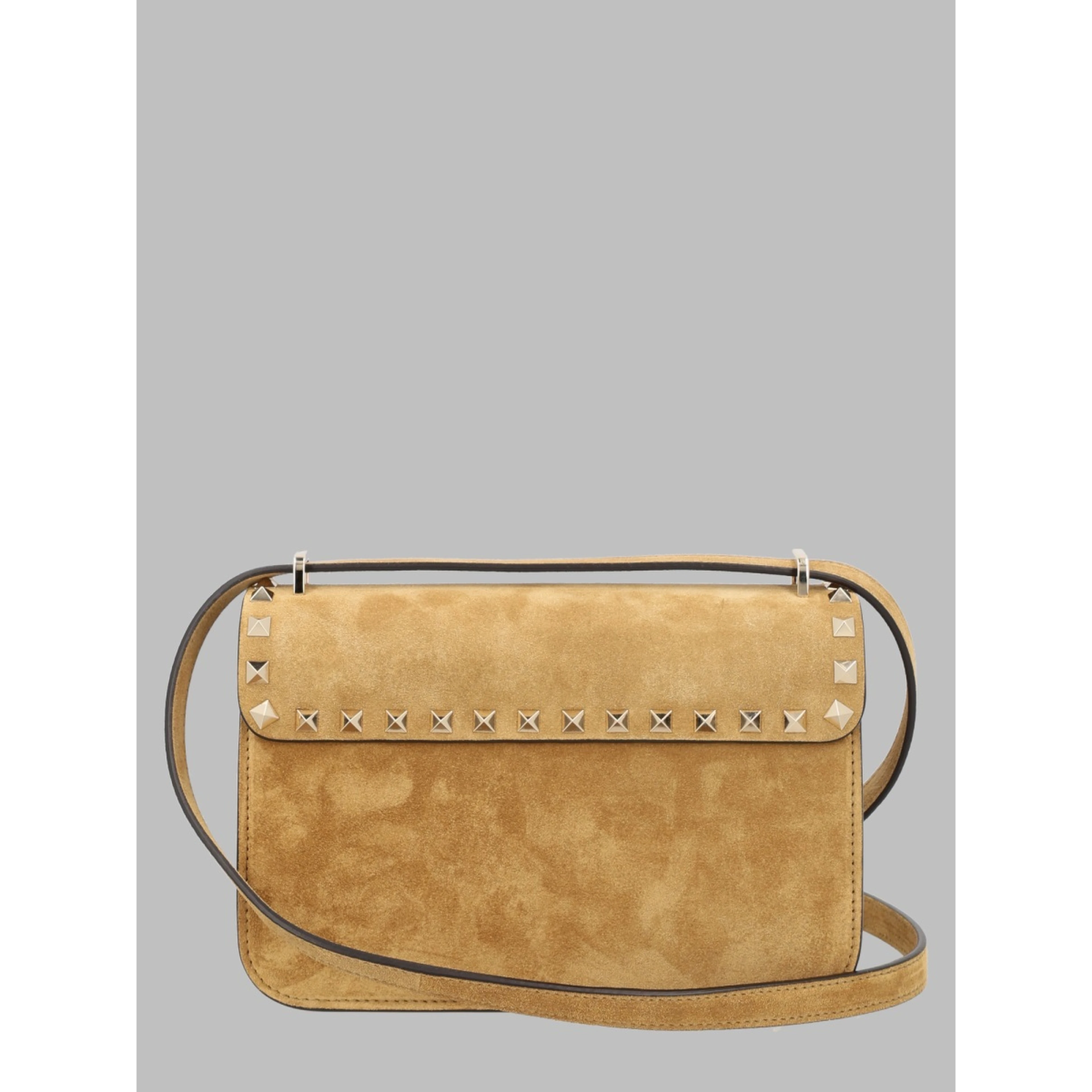 BORSA A TRACOLLA "ROCKSTUD SMALL" IN SUEDE