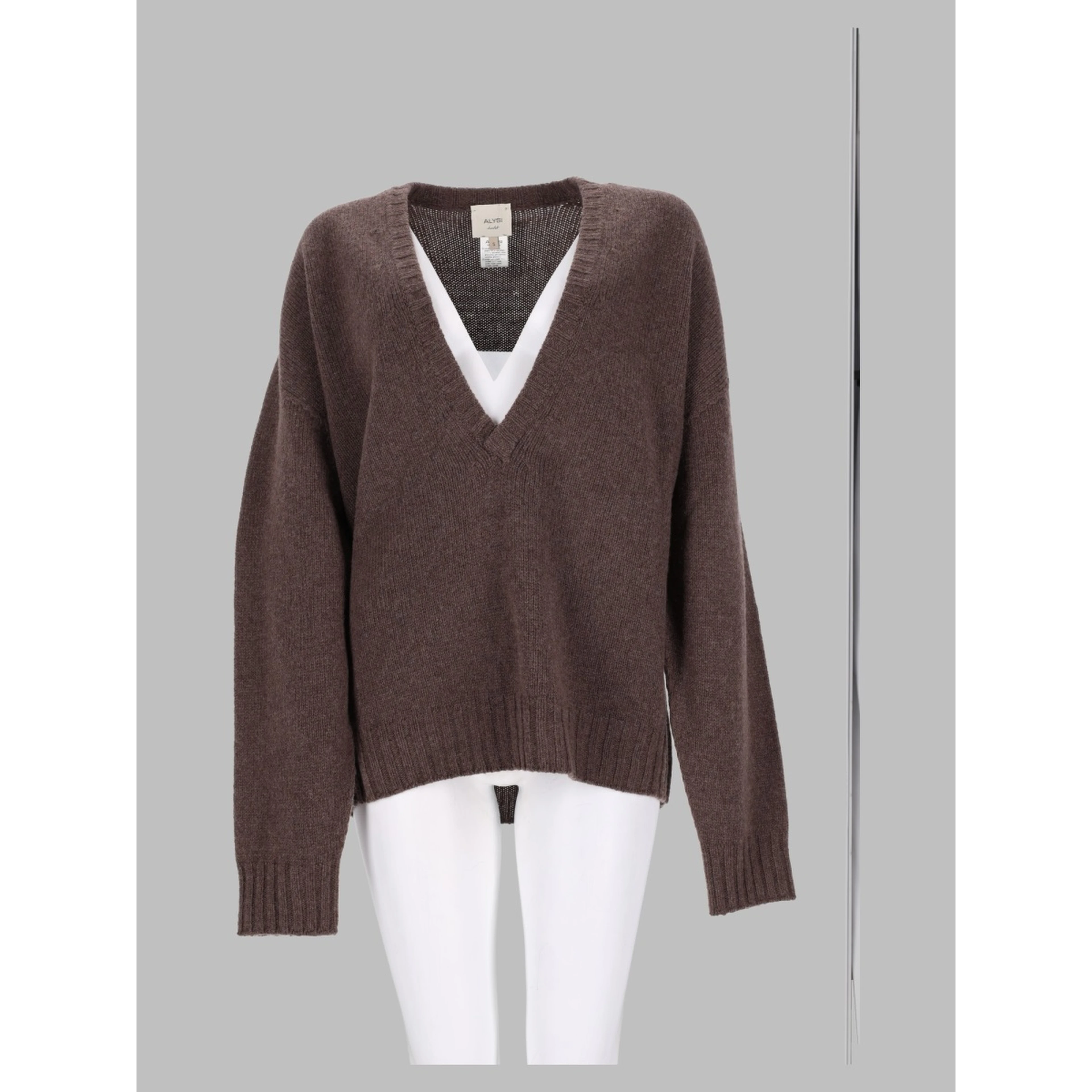 Maglia Chunky con Scollo a "V"