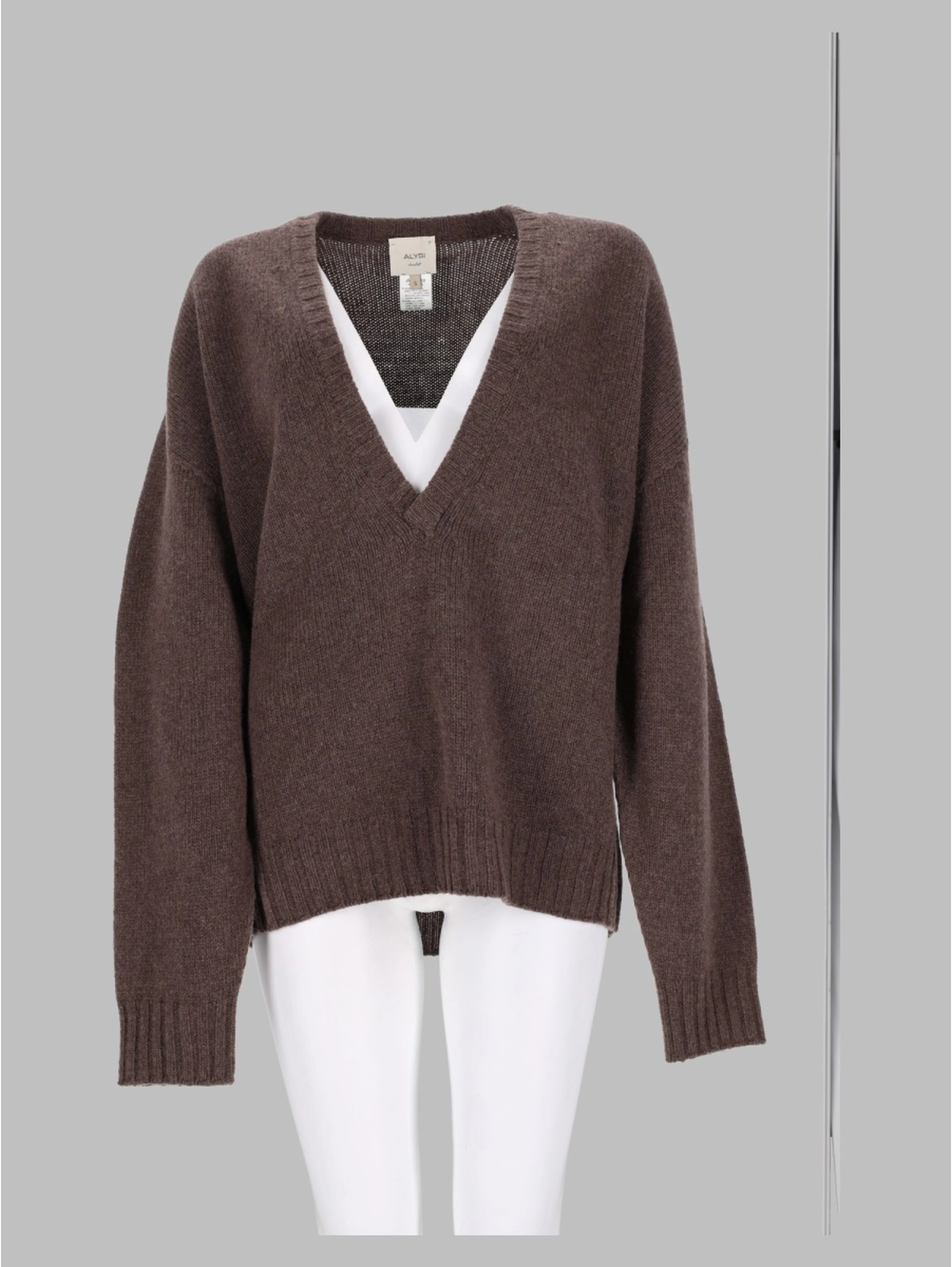 Maglia Chunky con Scollo a "V"