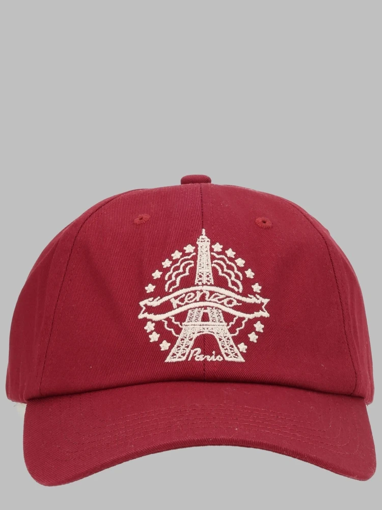 Cappello da baseball con ricamo "Kenzo Eiffel Tower Design"