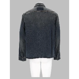 Camicia Slim Fit In Denim Di Cotone