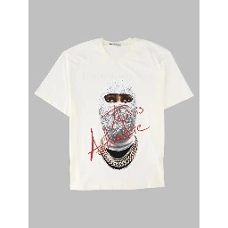 T-shirt con Stampa "Authentic"