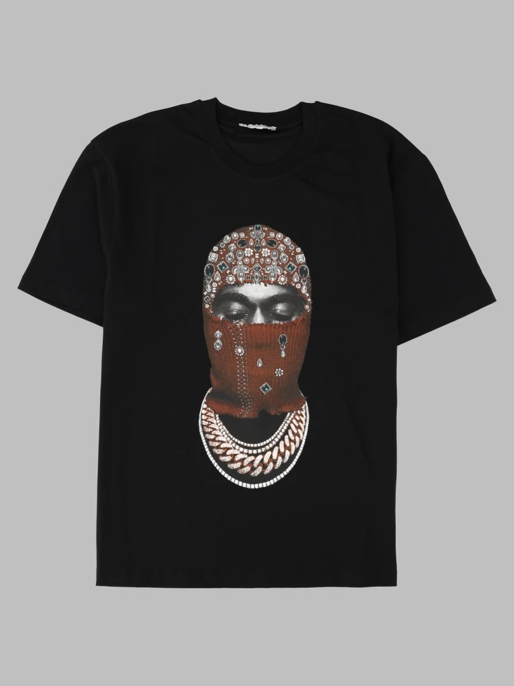 T-shirt con Stampa "Mask Jewelry"