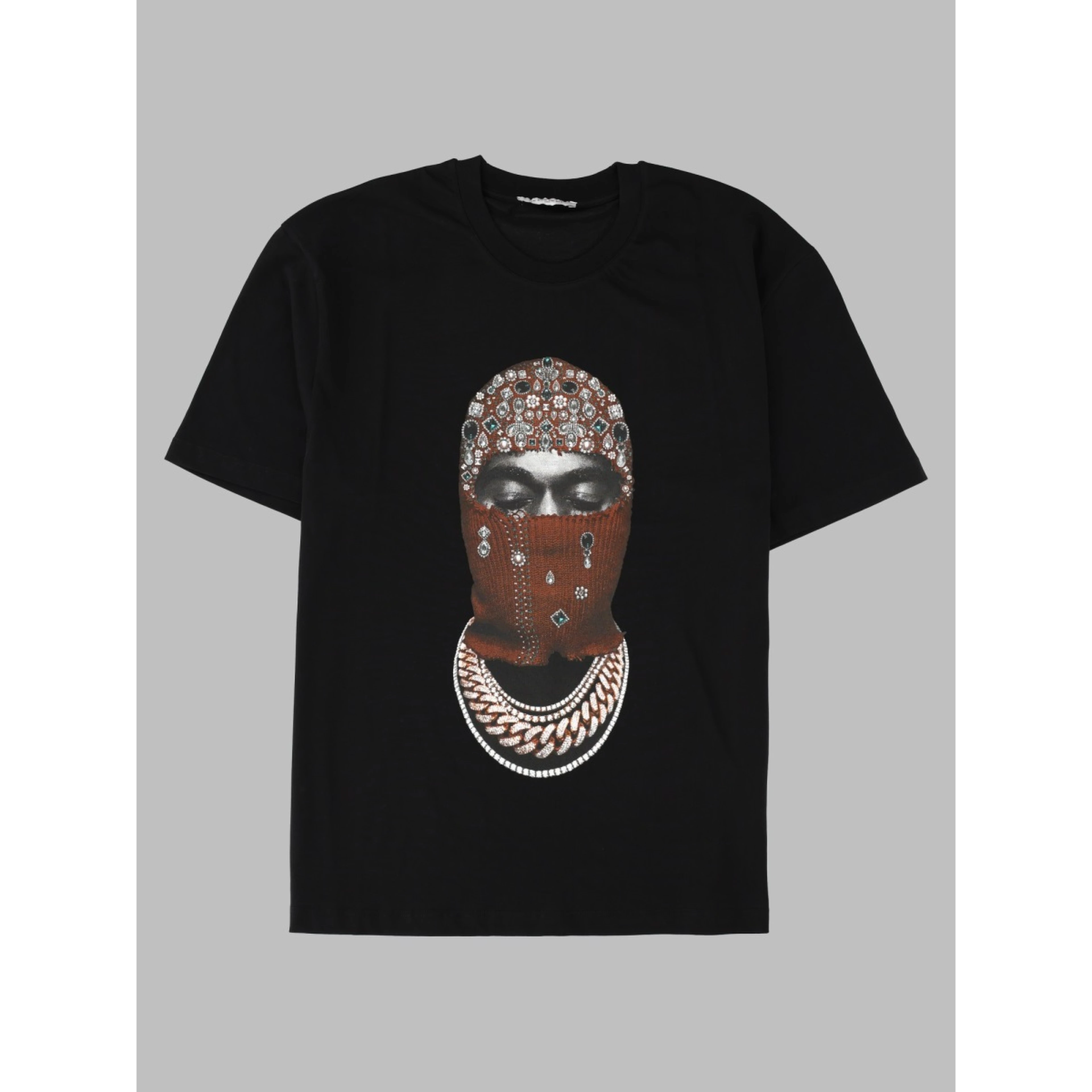 T-shirt con Stampa "Mask Jewelry"