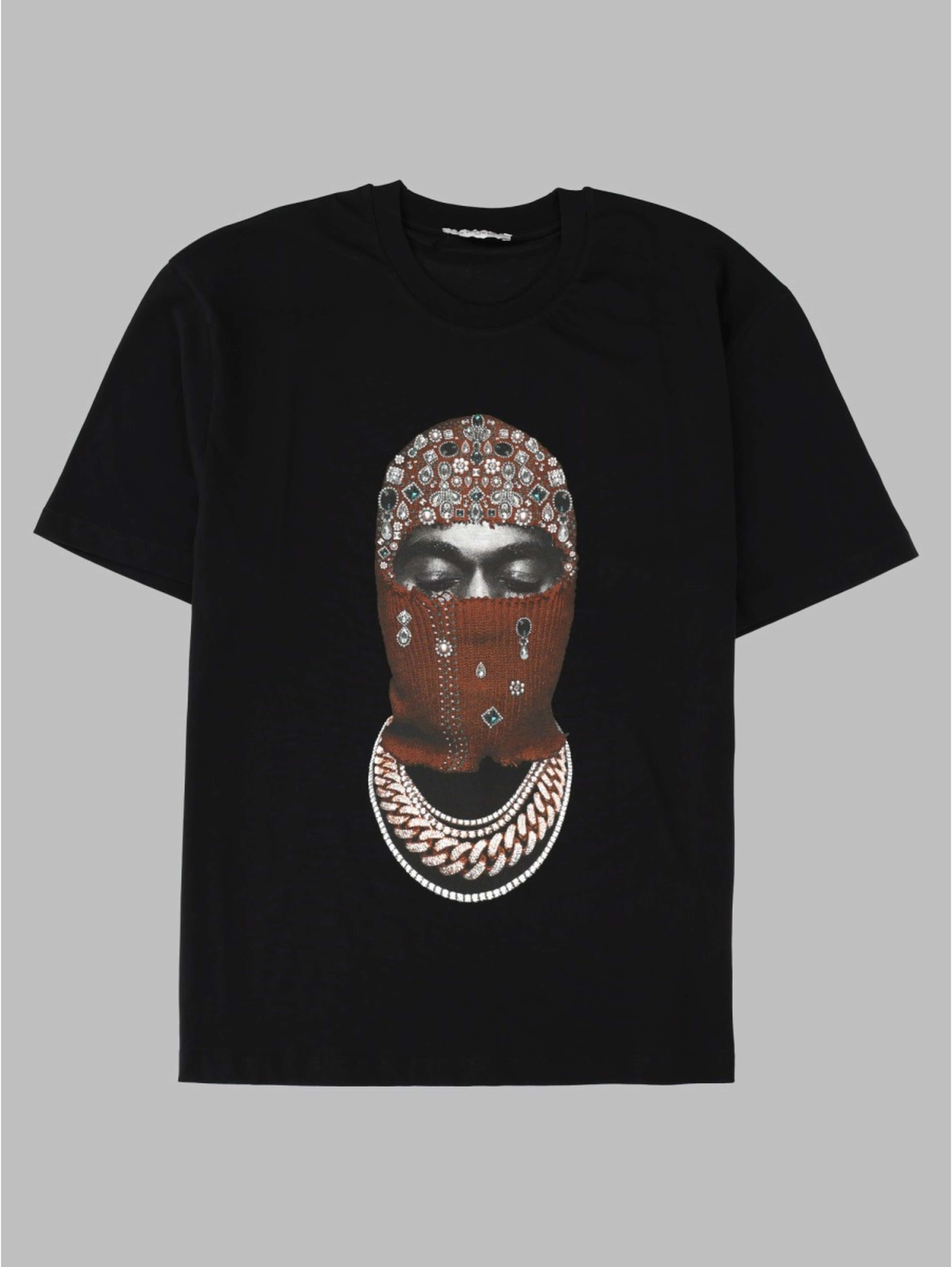 T-shirt con Stampa "Mask Jewelry"
