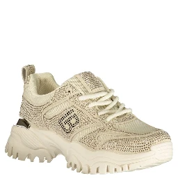 Beige Polyurethane Women's Sneaker