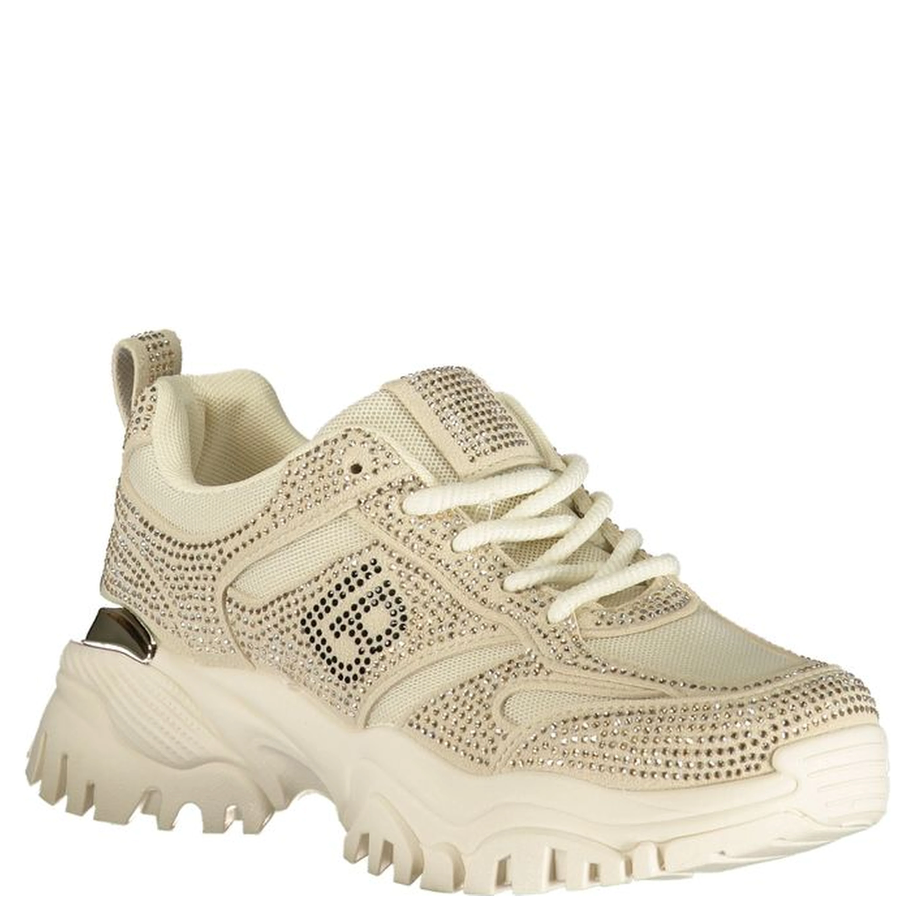 Beige Polyurethane Women's Sneaker