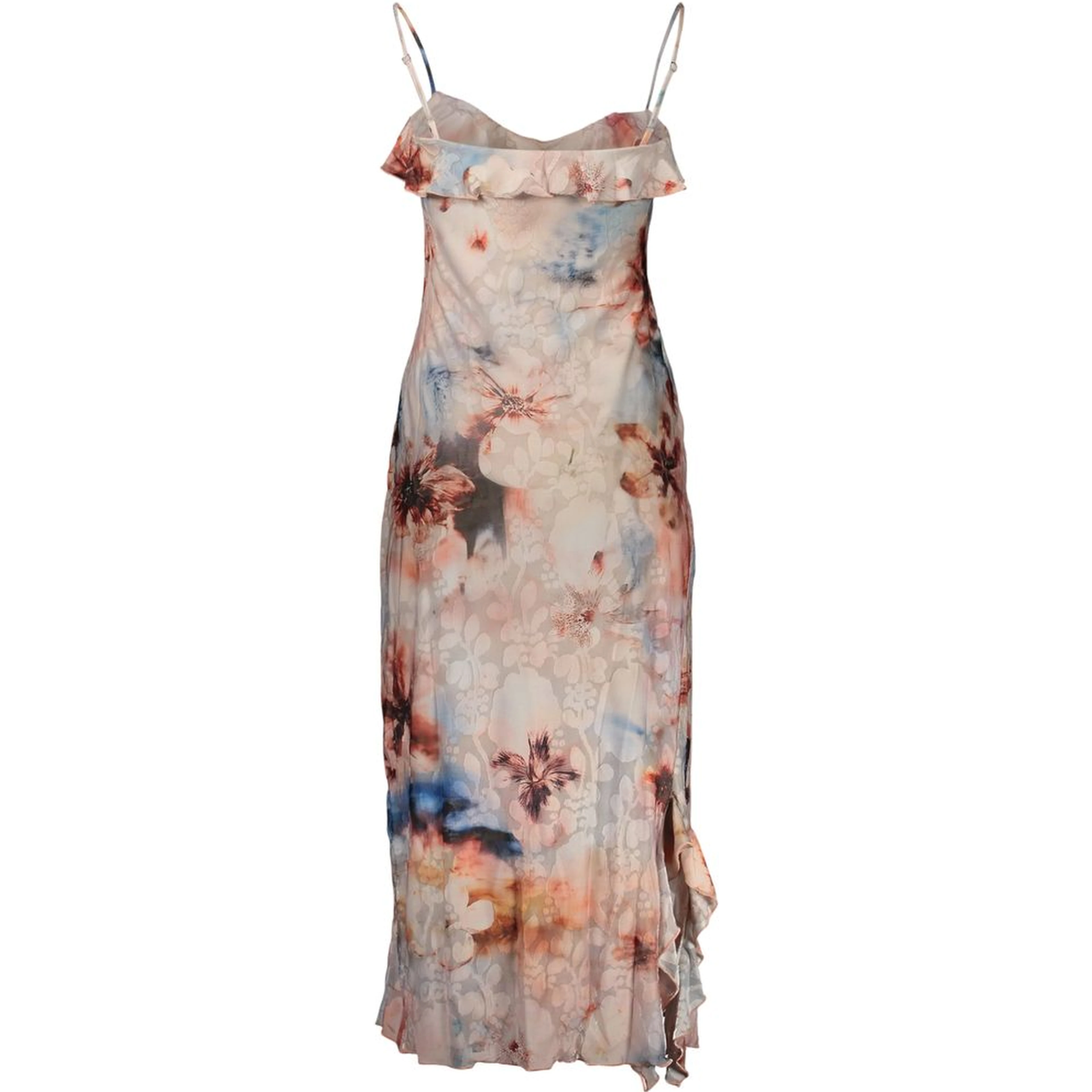 Pink Polyester Casual Dress