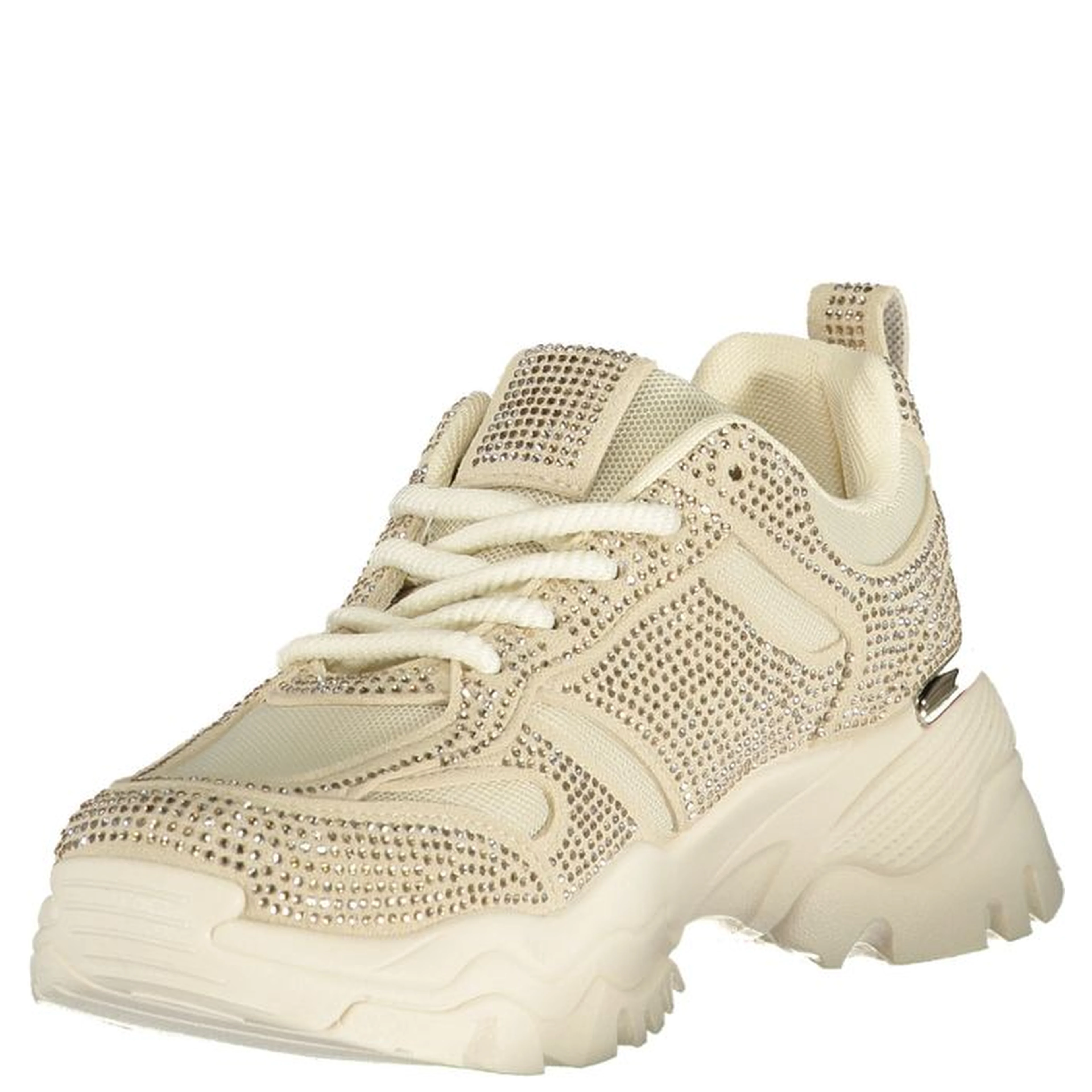 Beige Polyurethane Women's Sneaker