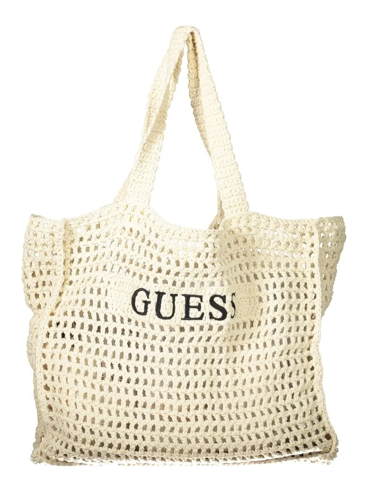 Beige Cotton Handbag
