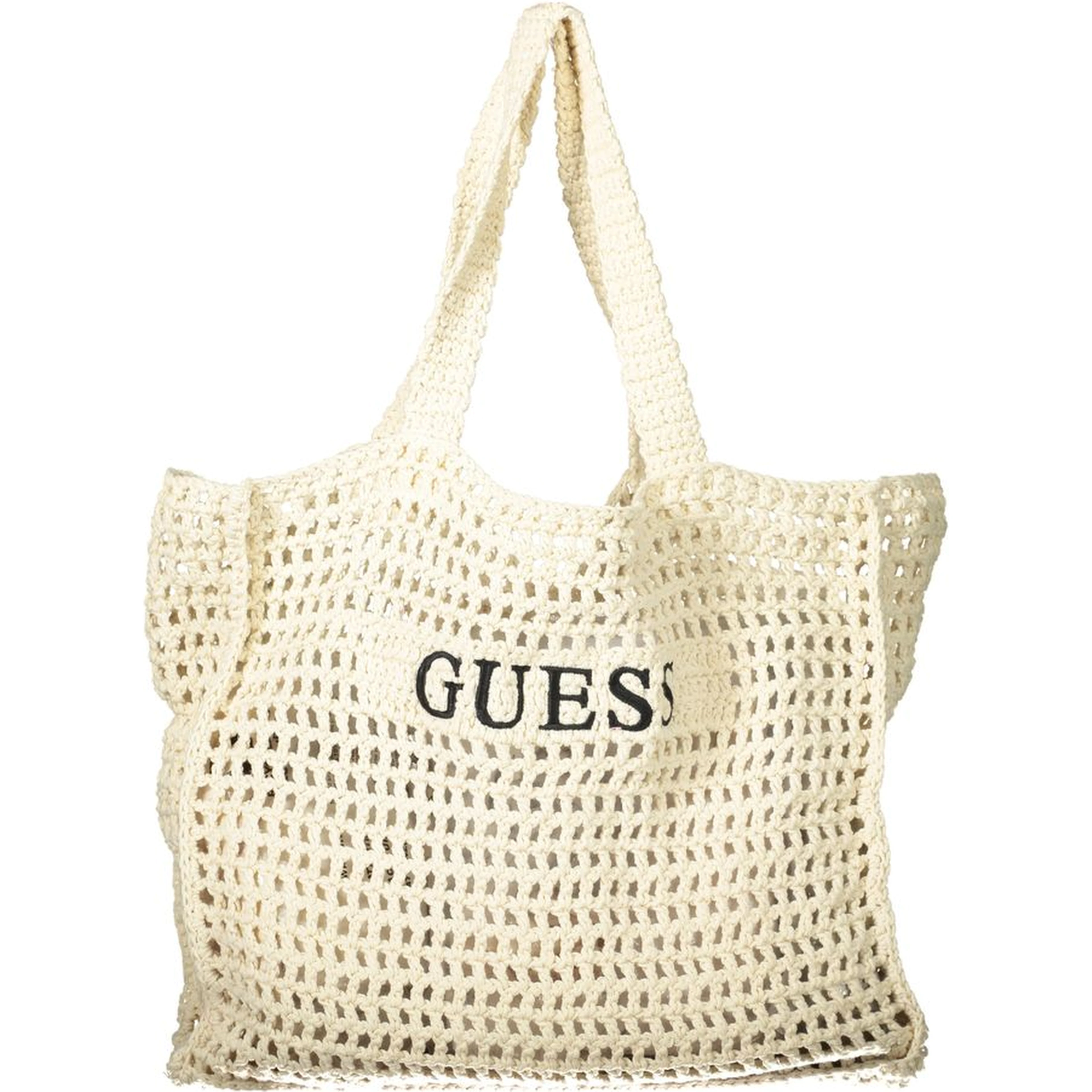 Beige Cotton Handbag