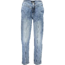 Blue Cotton Jeans Denim